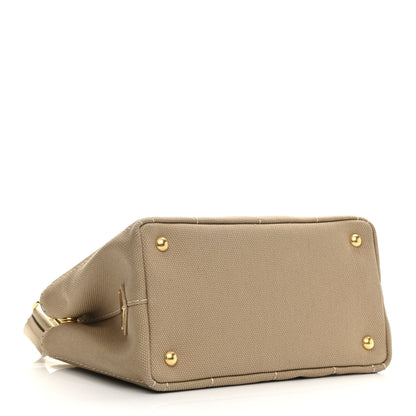 Prada Canapa Small Logo Tote Deserto 4 of 11