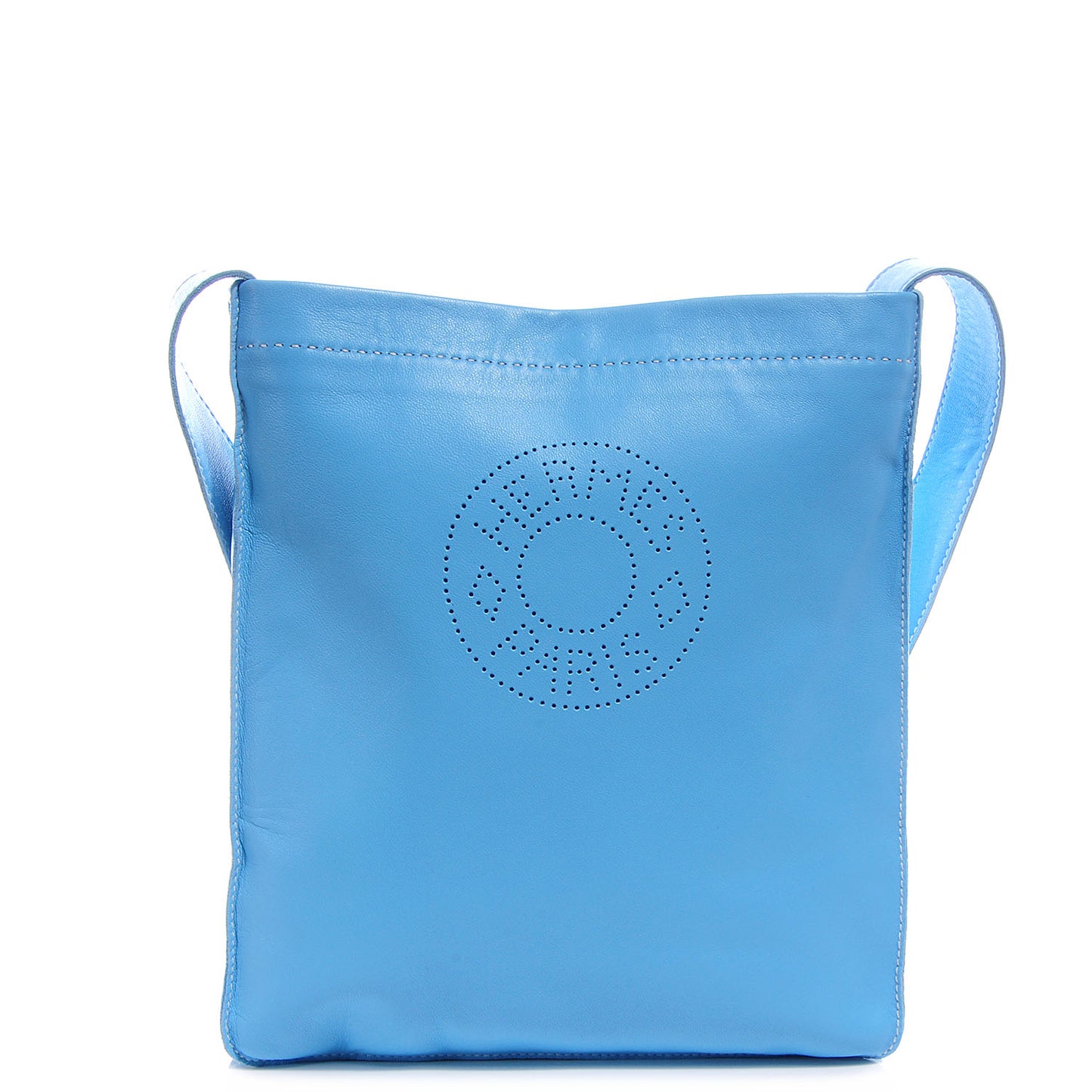 Lambskin Clou De Selle Pouch Blue Jean