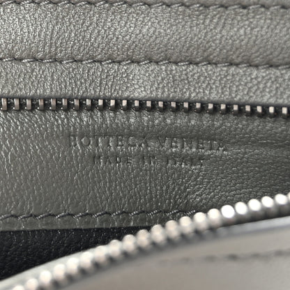 Bottega Veneta Nappa Intrecciato Zip Card Holder Grey 6 of 8