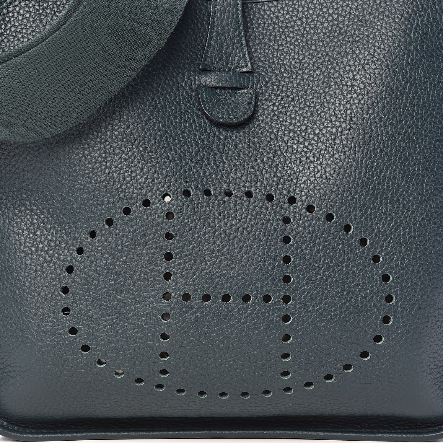 Hermes Taurillon Clemence Evelyne III PM Vert Cypress 11 of 11
