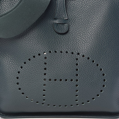 Hermes Taurillon Clemence Evelyne III PM Vert Cypress 11 of 11