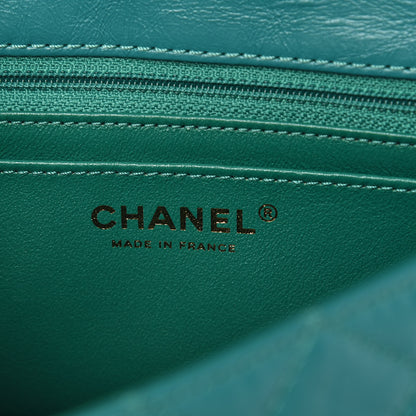 Chanel Aged Calfskin Quilted 2.55 Reissue Mini Flap Green 8 of 12