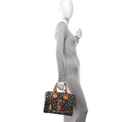 Louis Vuitton Monogram Multicolor Speedy 30 Black 2 of 10