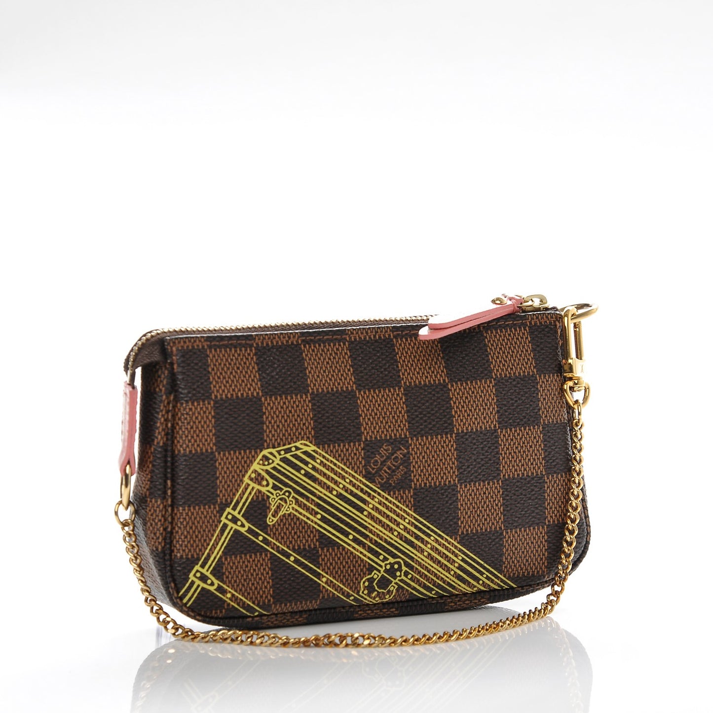 Damier Ebene 2014 Christmas Animation Mini Pochette Accessories