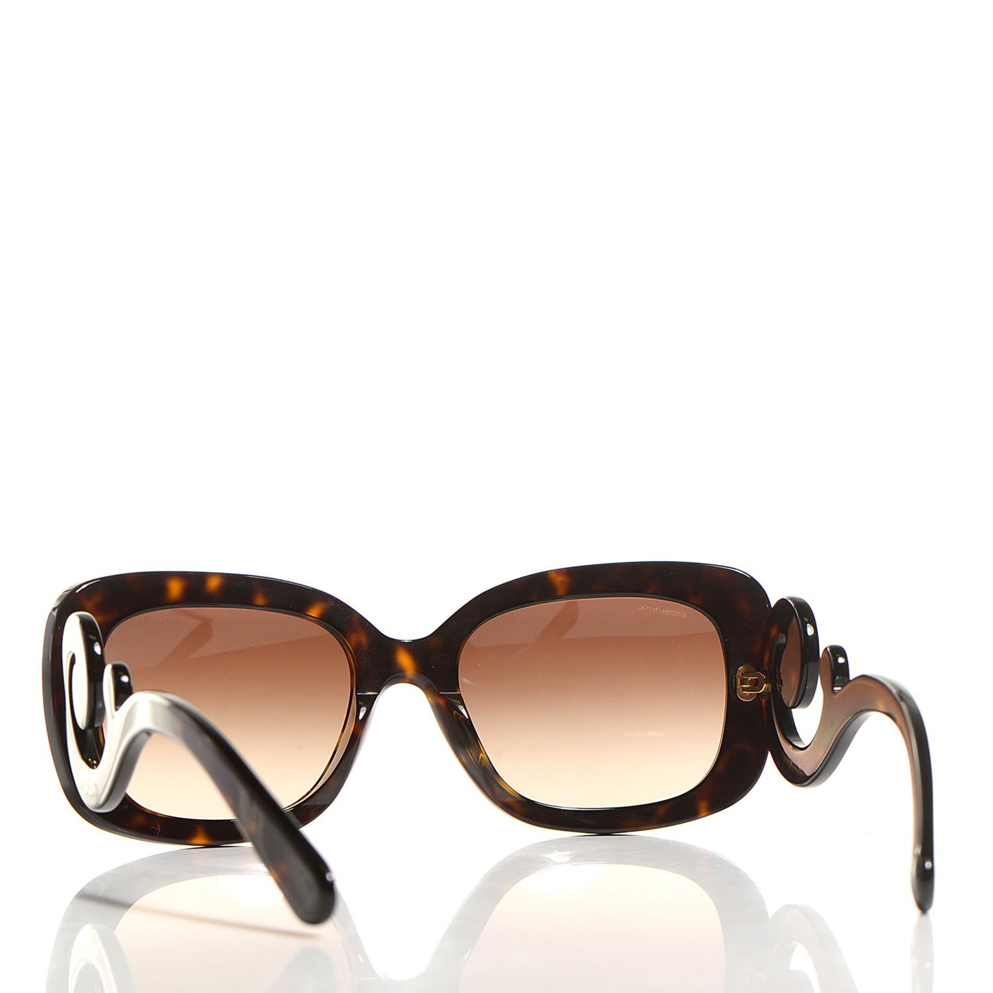Acetate Baroque Sunglasses SPR 27O Tortoise