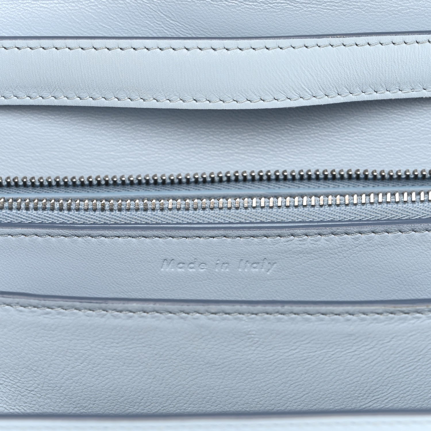 Celine Box Calfskin Medium Classic Box Flap Bag Pale Blue 7 of 11