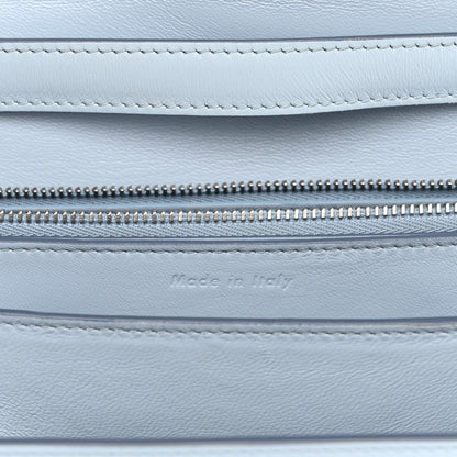Celine Box Calfskin Medium Classic Box Flap Bag Pale Blue 7 of 11