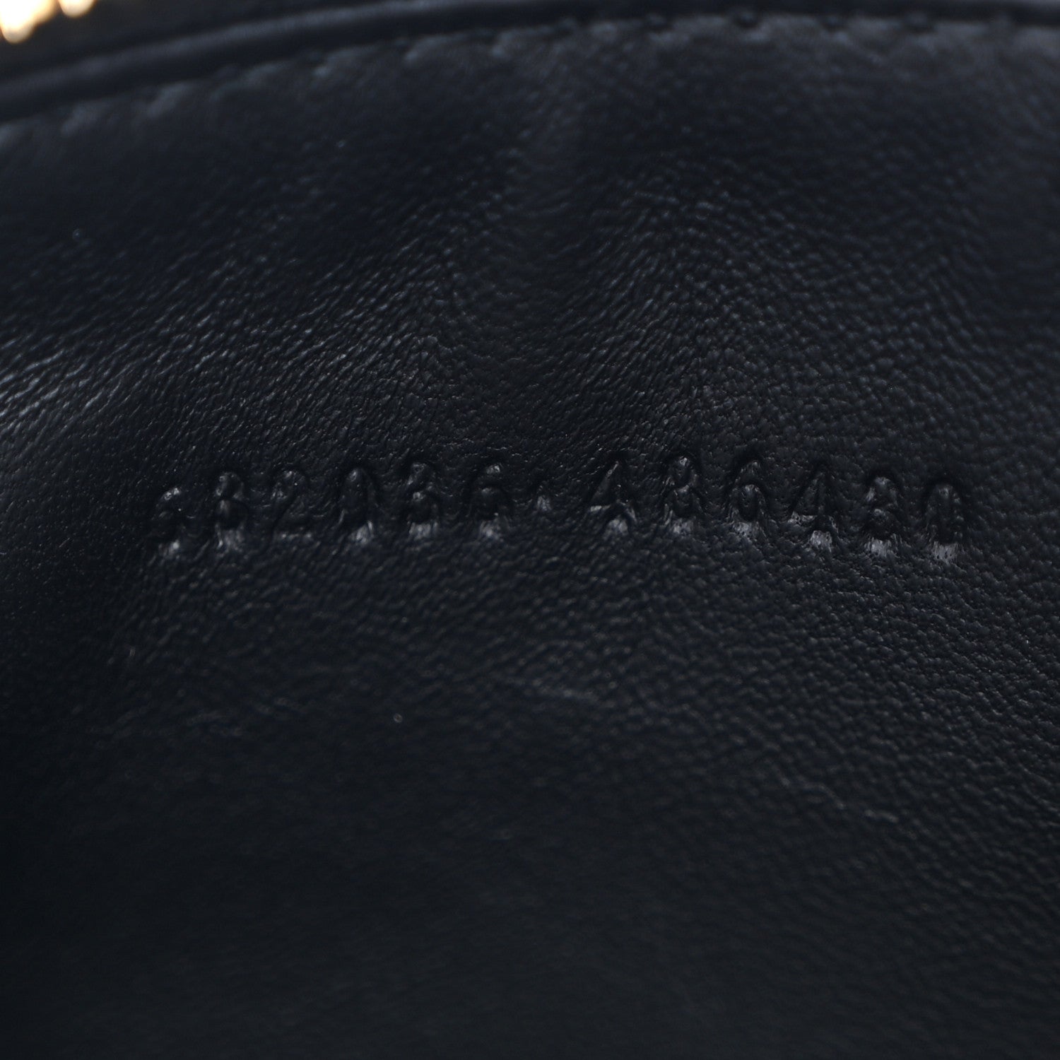 Alexander McQueen Calfskin Crocodile Embossed Skull Zip Wallet Card Holder Black 7 of 8
