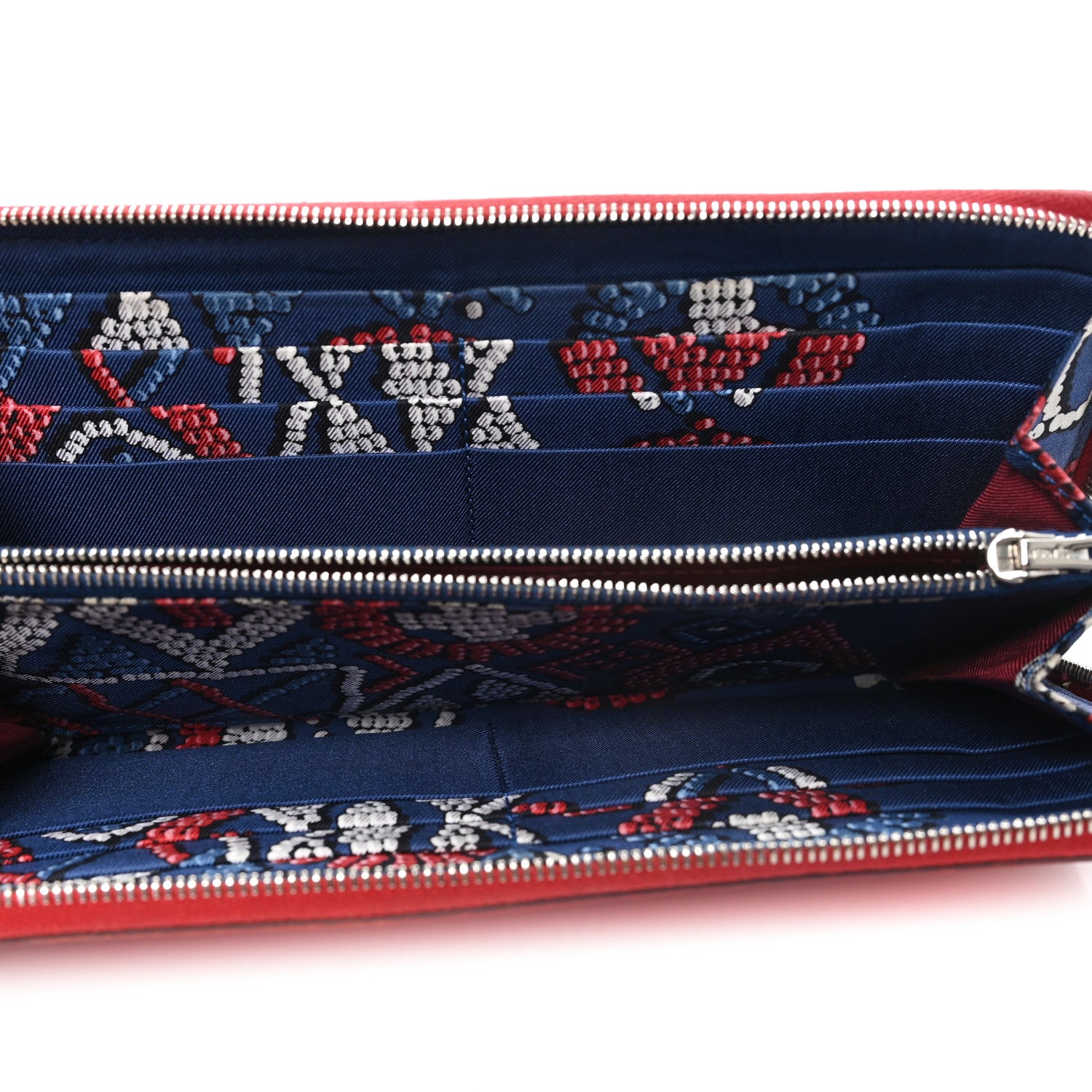Hermes Epsom Silk'In Wallet Rubis 5 of 9
