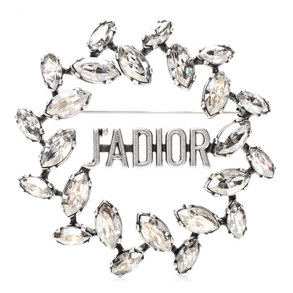 Christian Dior Crystal J'Adior Laurier Brooch 1 of 4
