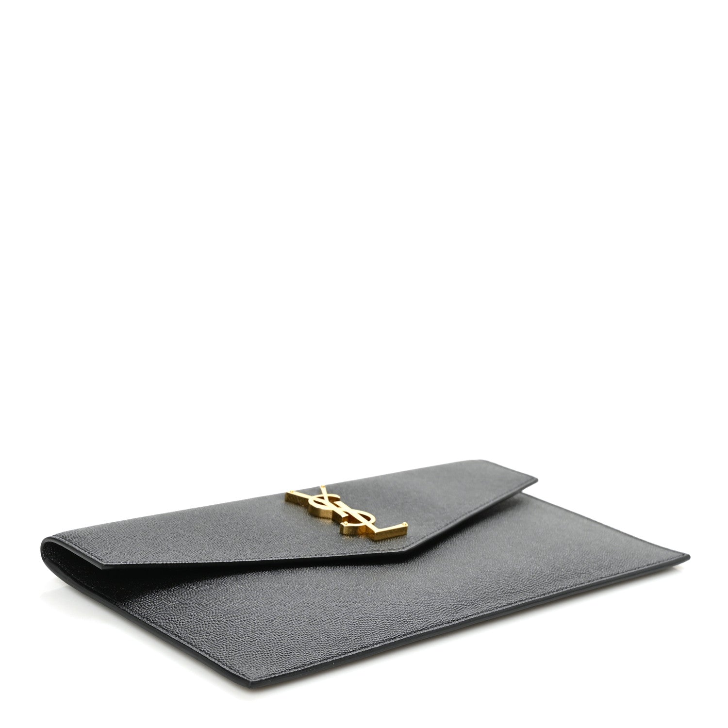 Saint Laurent Grain De Poudre Uptown Pouch Black 4 of 7