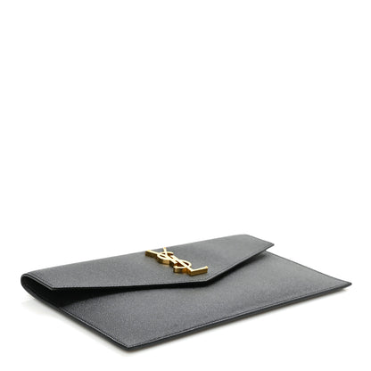 Saint Laurent Grain De Poudre Uptown Pouch Black 4 of 7