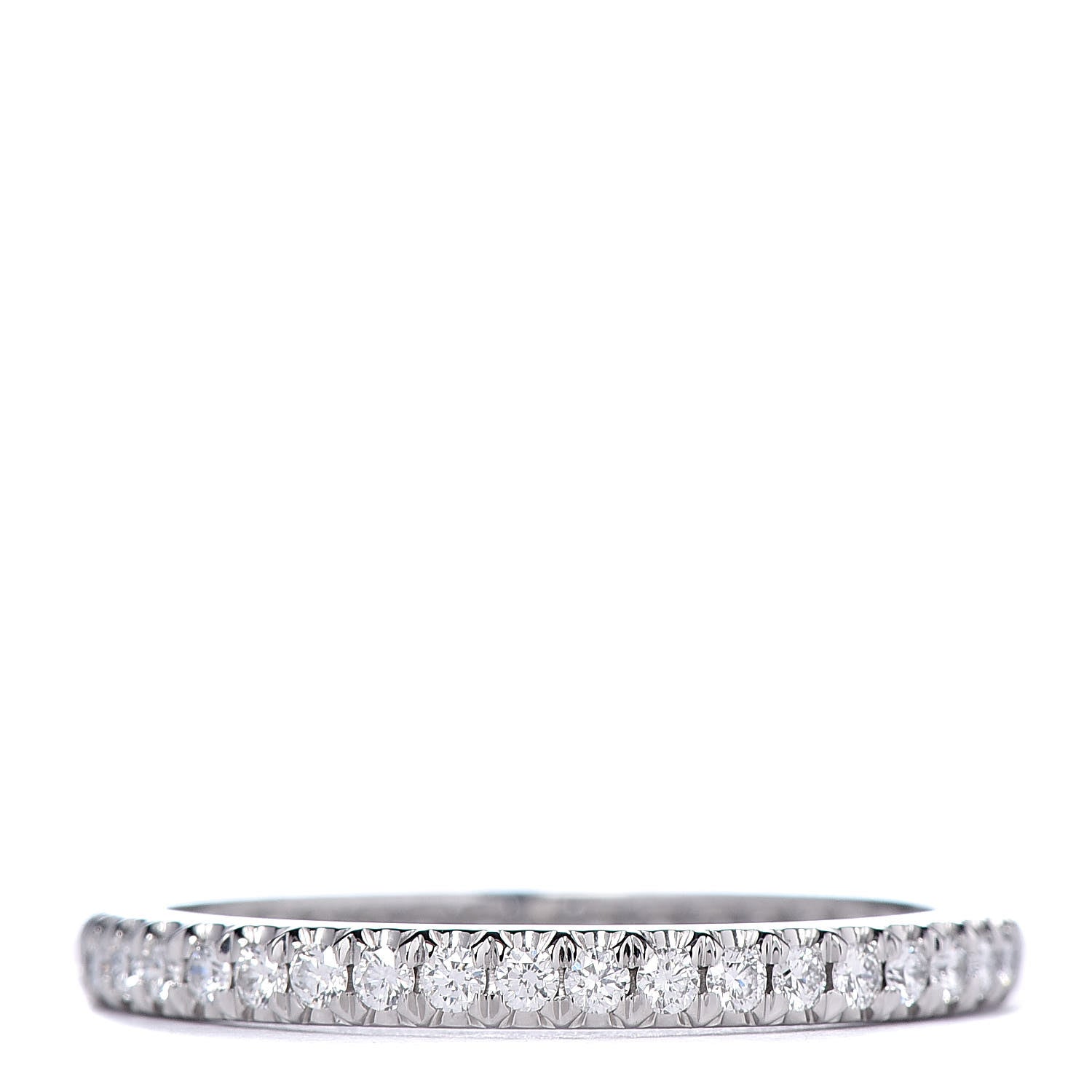 Tiffany Platinum Diamond .33ctw Soleste Eternity Band Ring 50 5.5 3 of 5