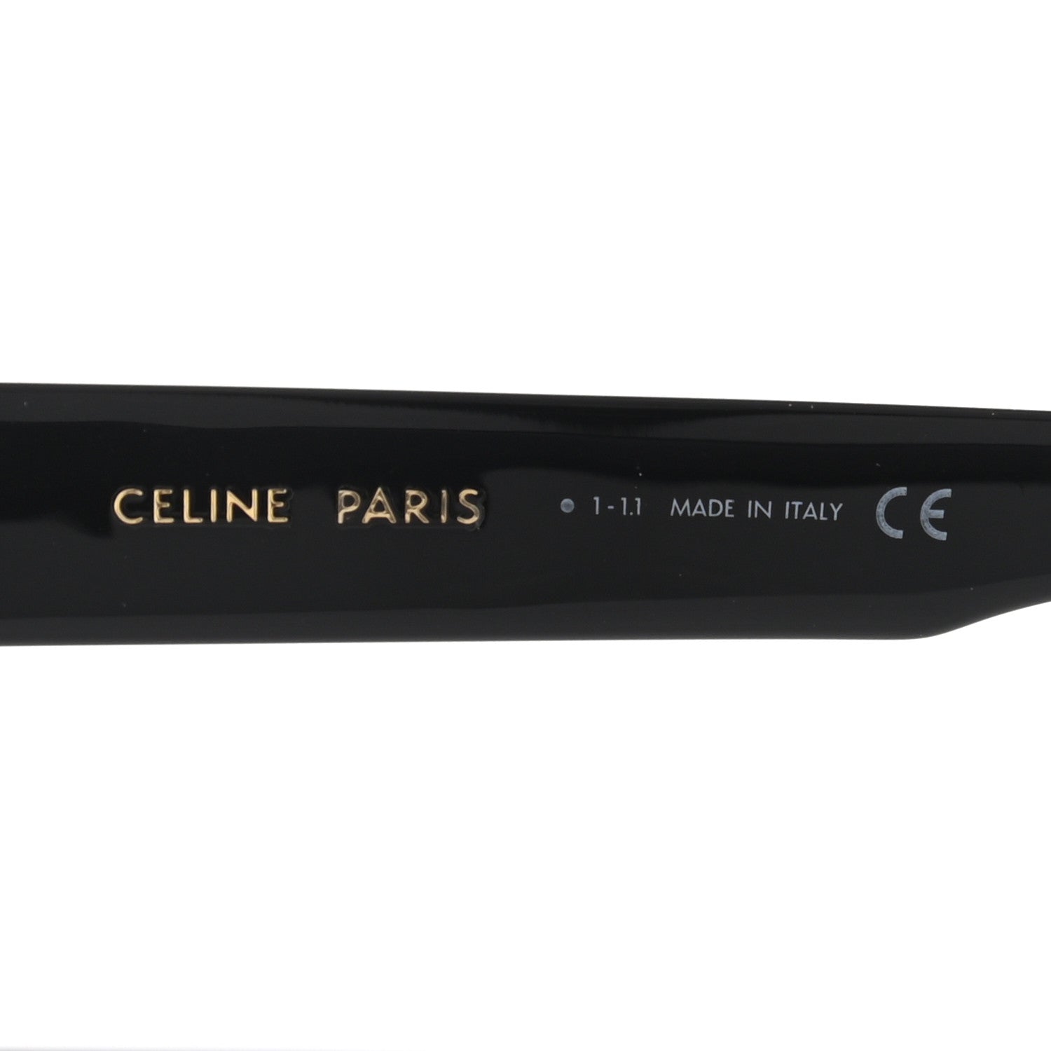 Celine Acetate Square Sunglasses CL401301 Black 7 of 8