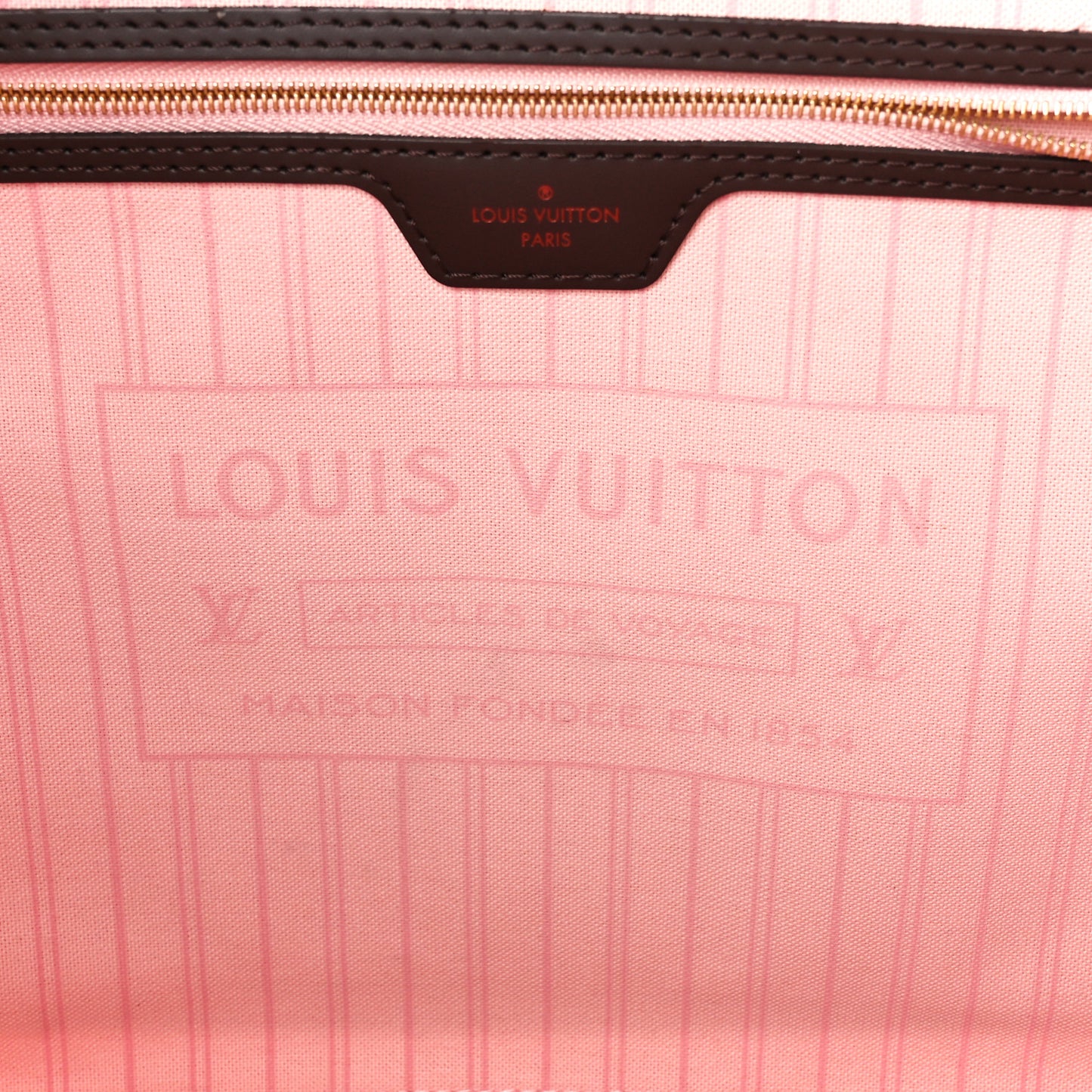 Damier Ebene Neo Neverfull MM Rose Ballerine
