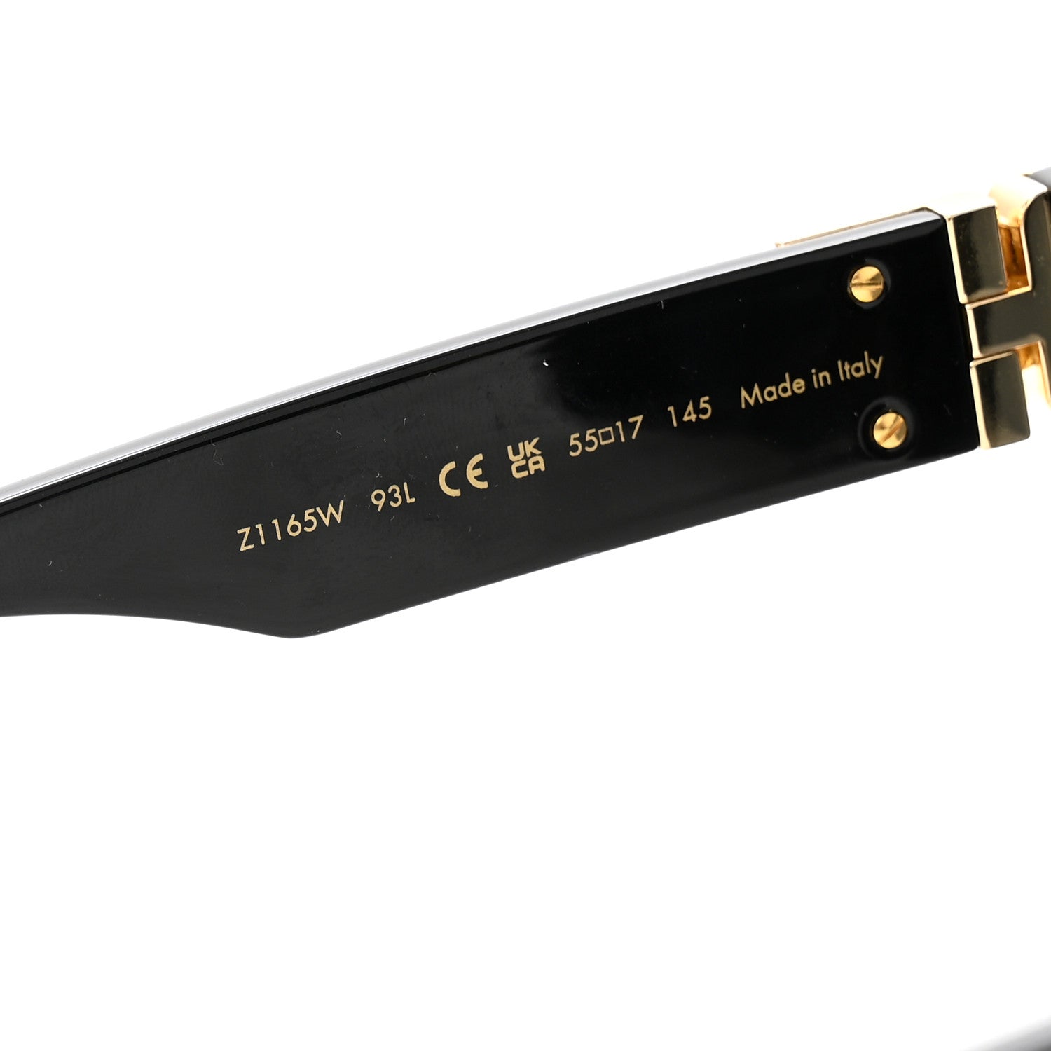 Louis Vuitton Acetate 1.1 Millionaires Sunglasses Z1165W Black 6 of 8