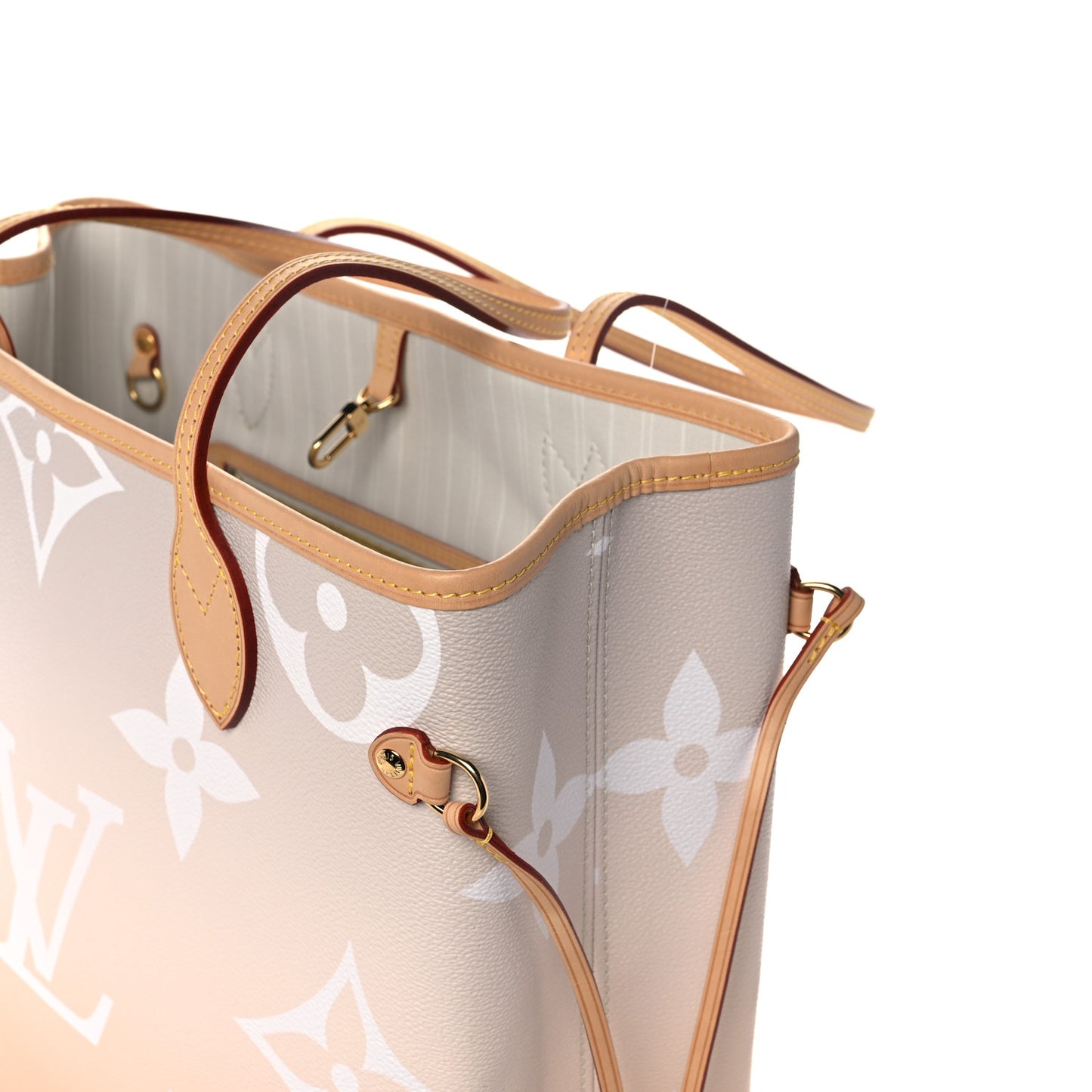 Monogram Giant By The Pool Neverfull MM Brume