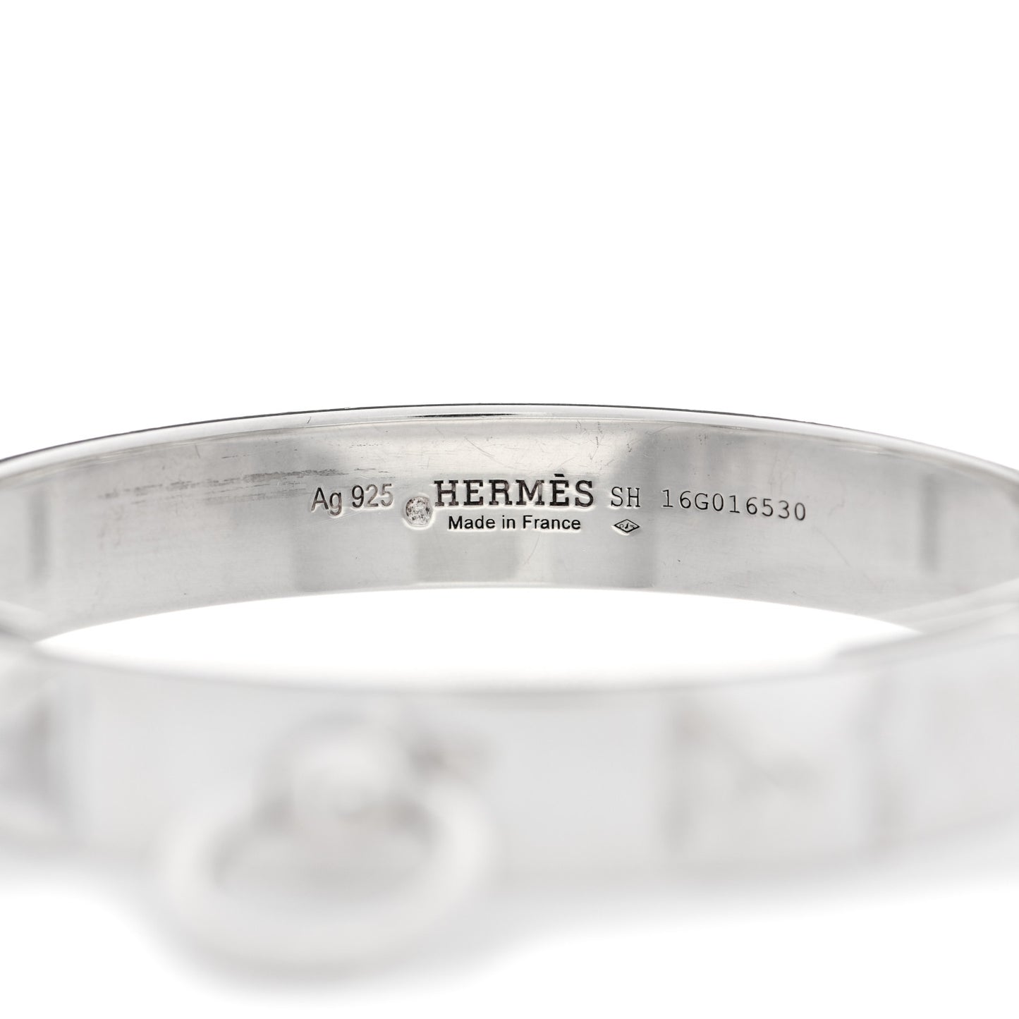 Sterling Silver PM Collier De Chien Bracelet SH