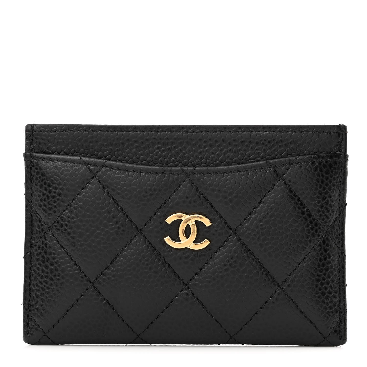 Chanel Caviar Quilted Card Holder Black 1 of 9