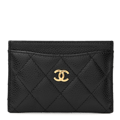 Chanel Caviar Quilted Card Holder Black 1 of 9