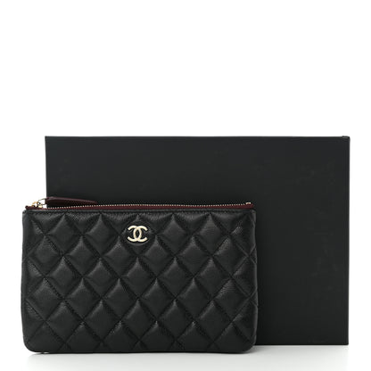 Chanel Caviar Quilted Cosmetic Case Black 8 of 8