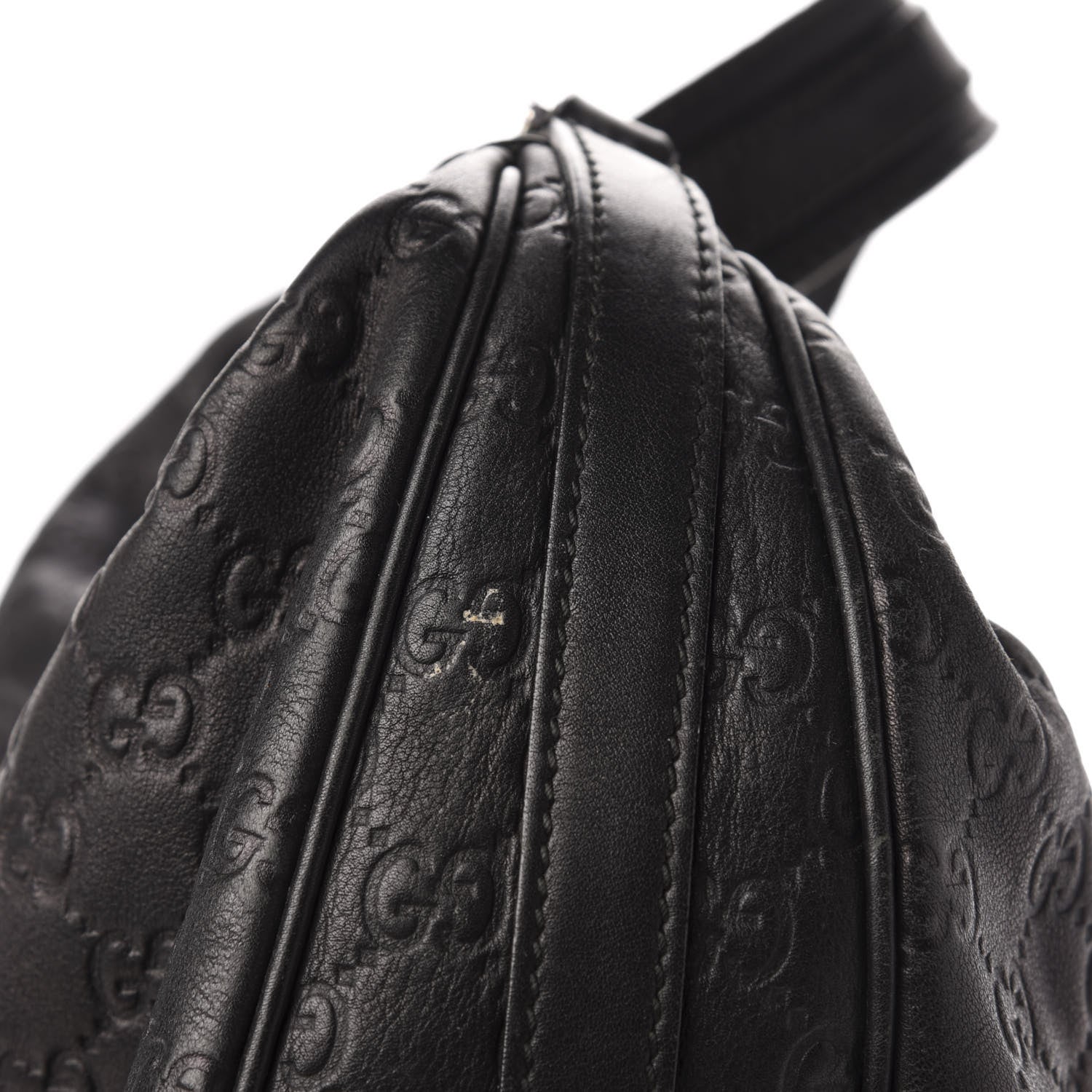Gucci Guccissima Large GG Twins Hobo Black 13 of 14