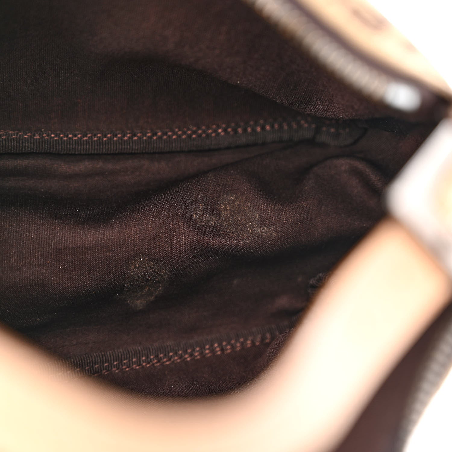 Fendi Zucchino Vitello Mini Pochette Tobacco 11 of 11