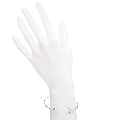 Hermes 18K White Gold Nausicaa PM Bracelet Small 2 of 8