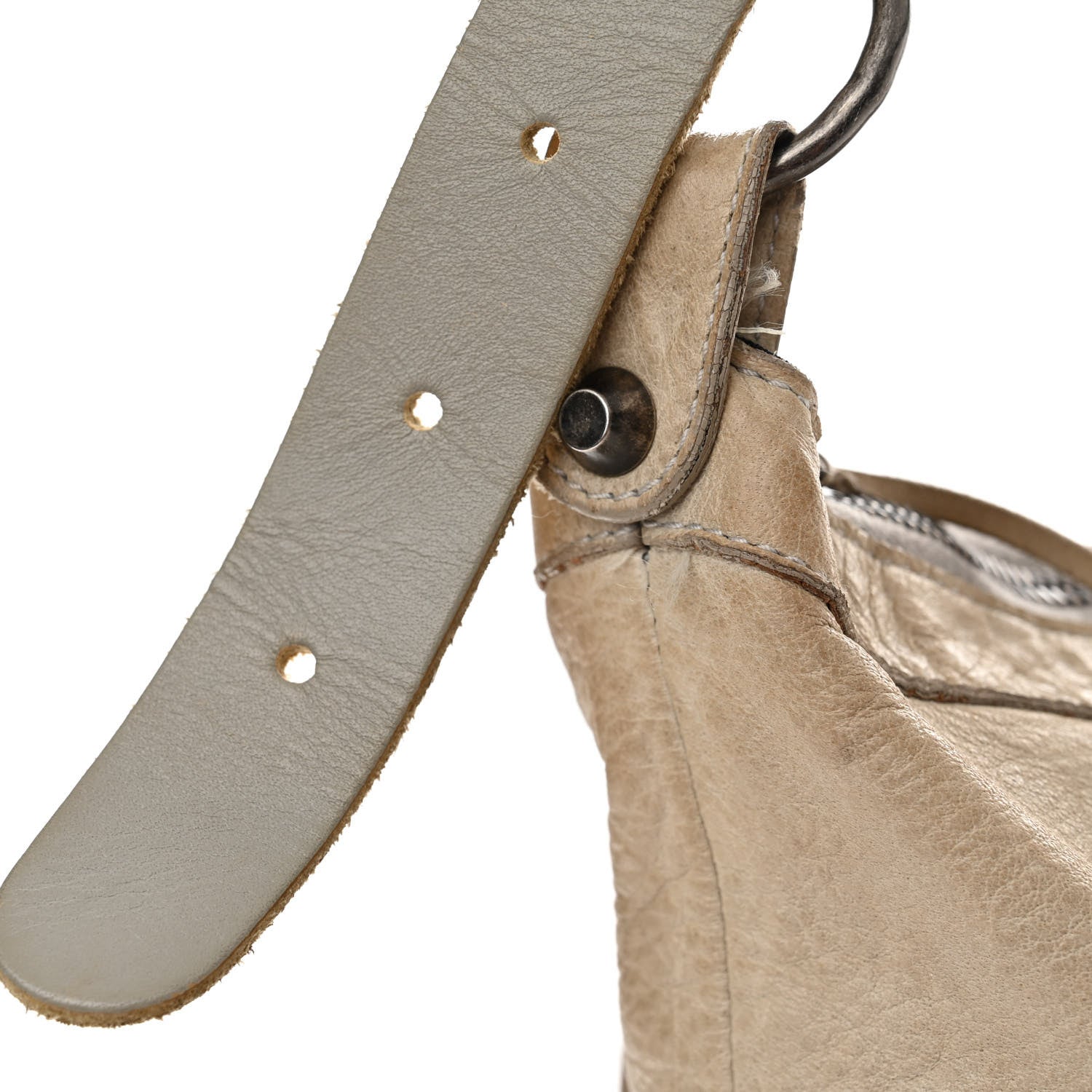 Balenciaga Agneau Classic Hardware Day Hobo Latte Beige 13 of 21