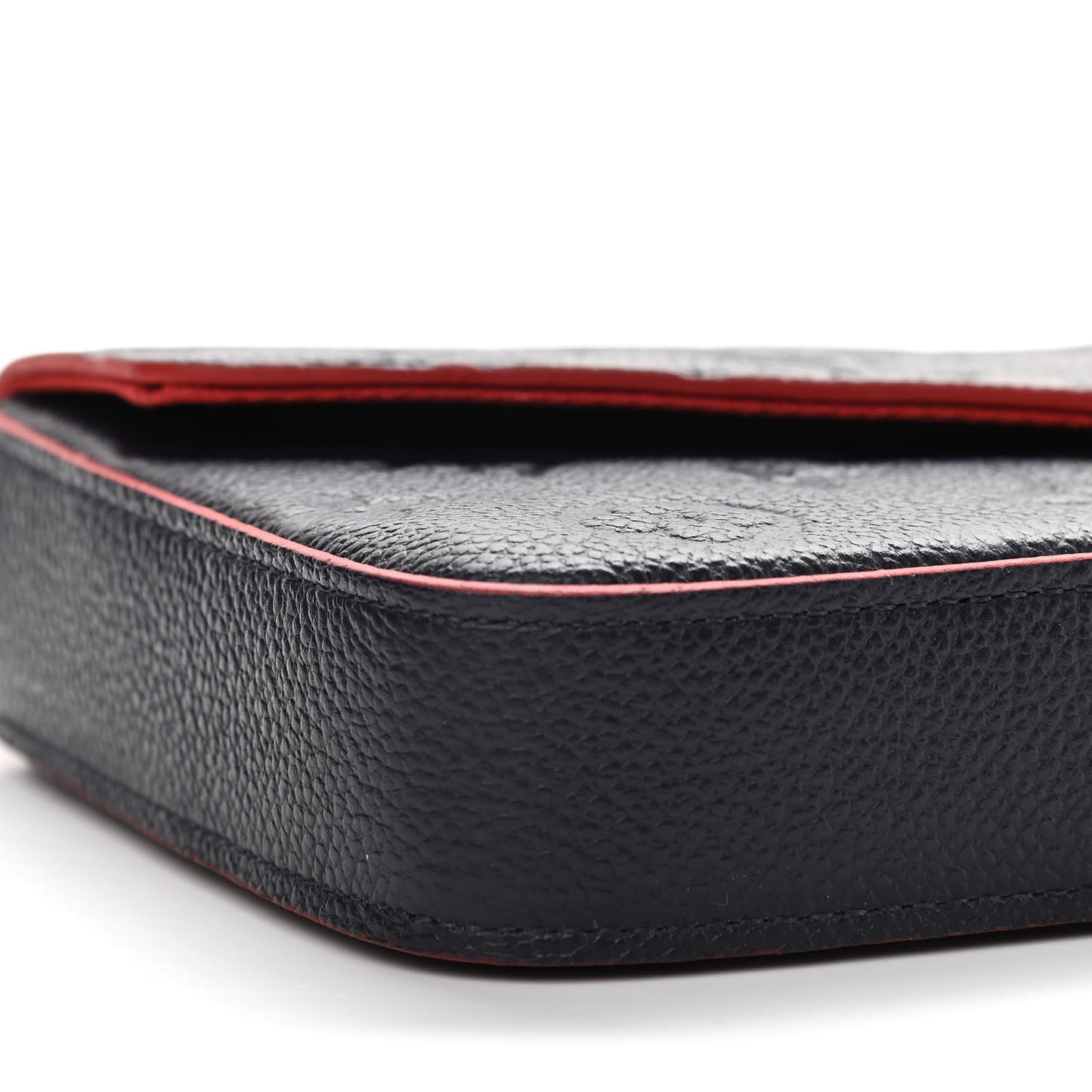 Empreinte Pochette Felicie Chain Wallet Marine Rouge