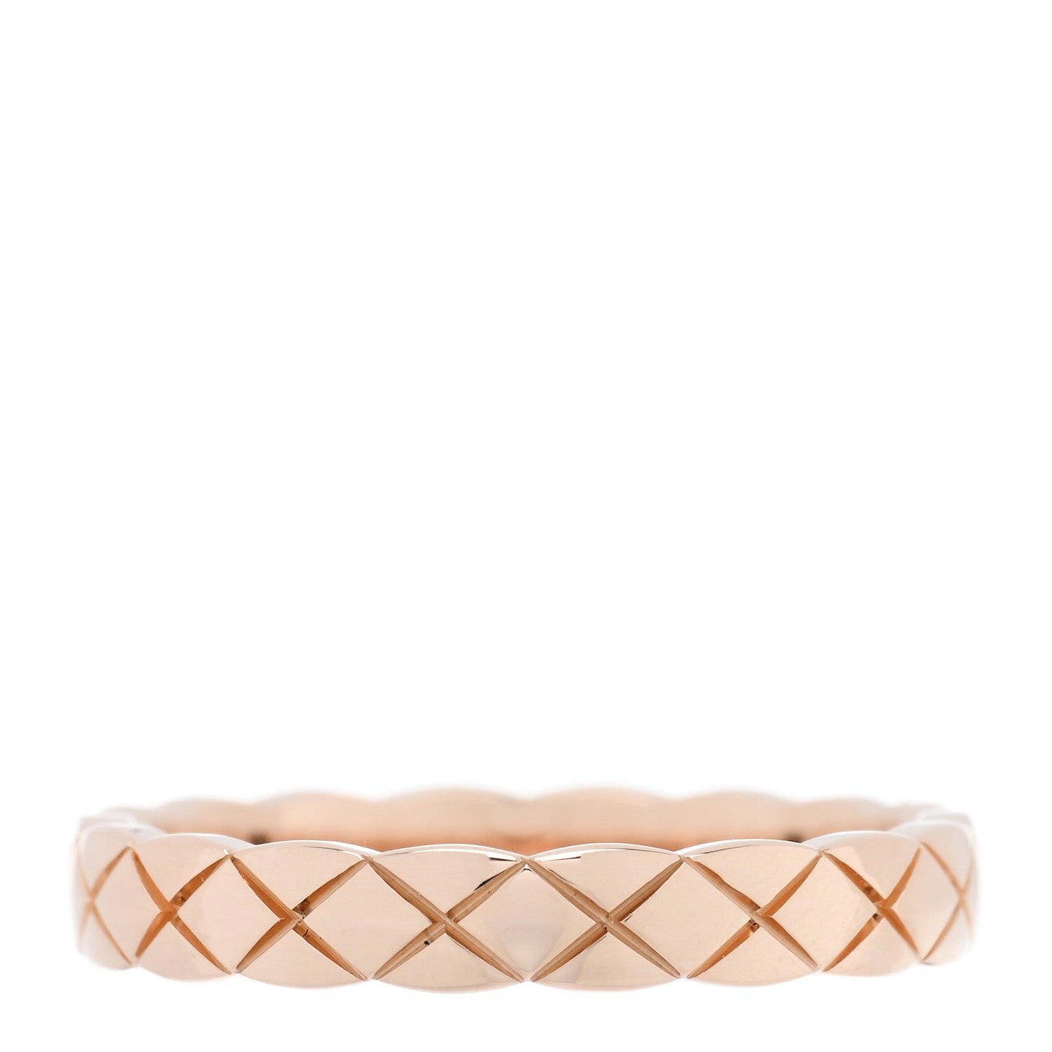 Chanel 18K Beige Gold Mini Coco Crush Ring 52 6 1 of 4