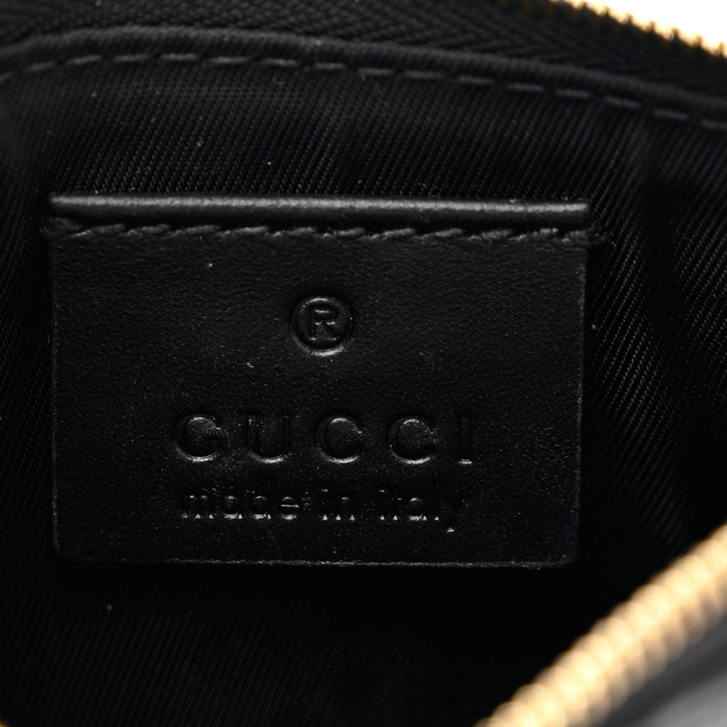 Guccissima Key Case Black