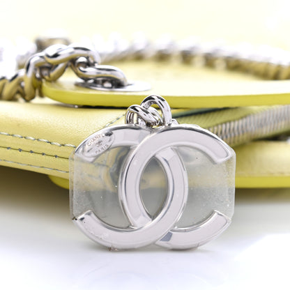 Chanel Calfskin Eyelets Clutch Yellow 11 of 11