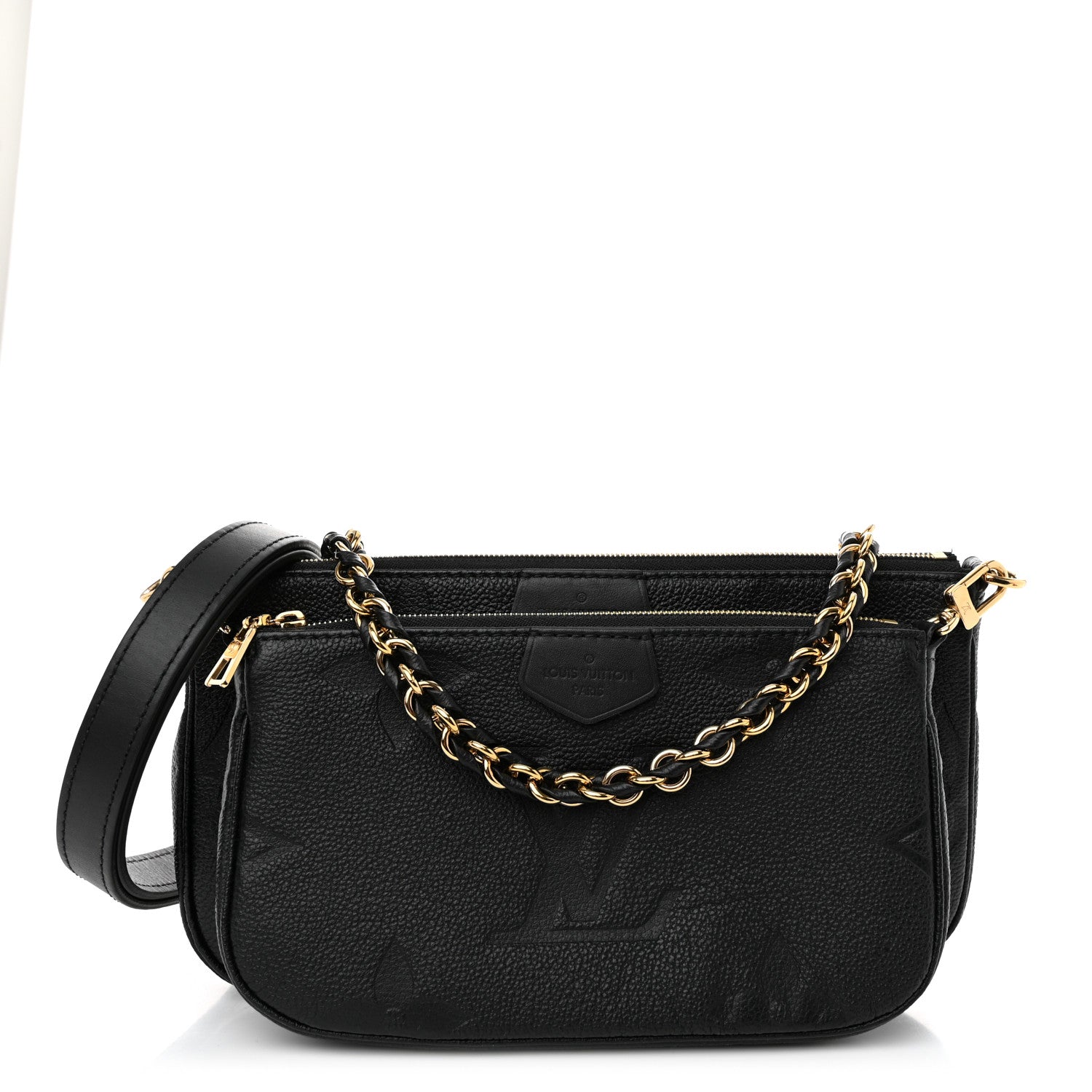 Louis Vuitton Empreinte Monogram Giant Multi Pochette Accessories Black 1 of 10