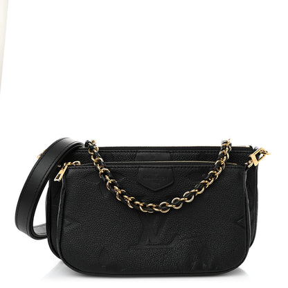 Louis Vuitton Empreinte Monogram Giant Multi Pochette Accessories Black 1 of 10