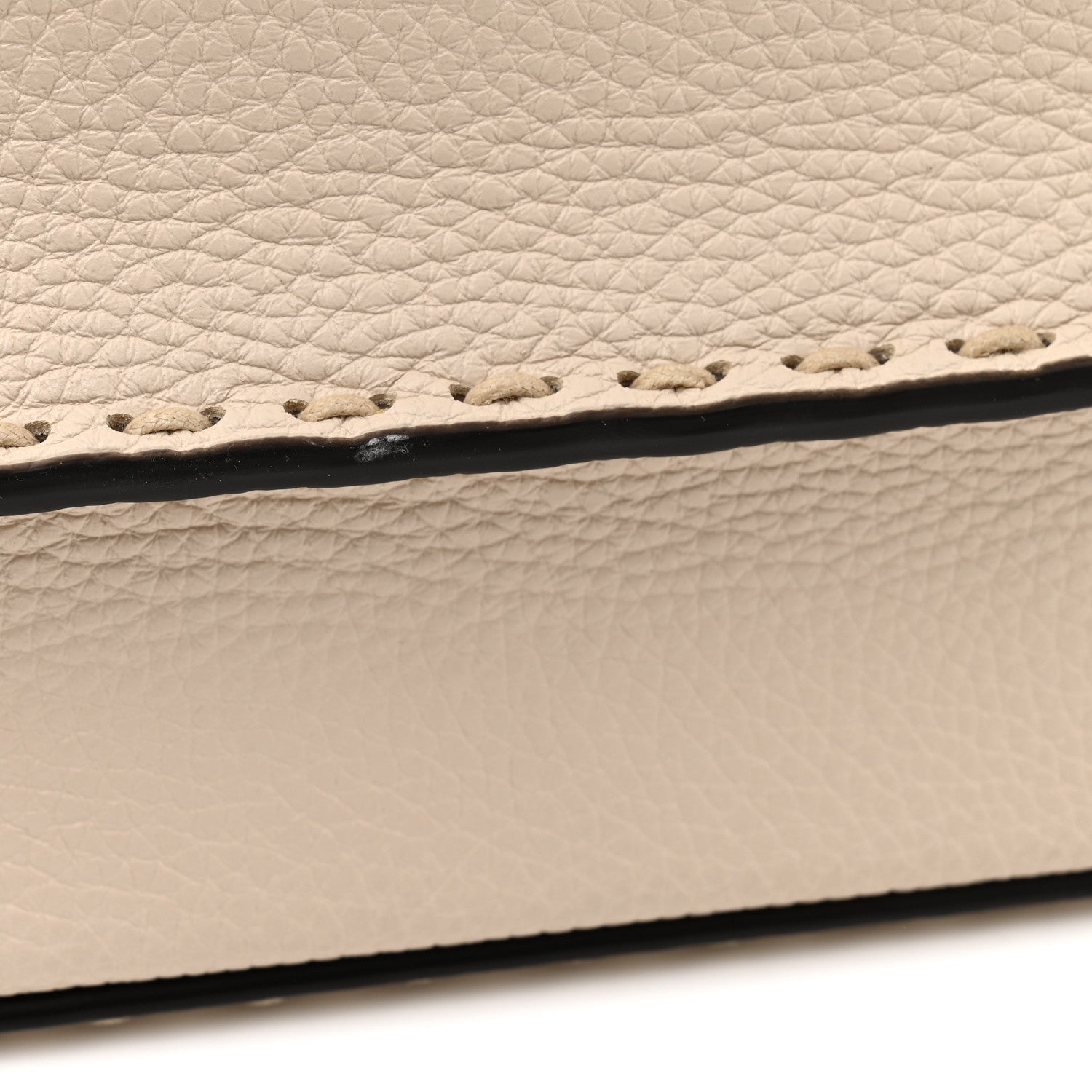 Fendi Cuoio Romano Selleria Chamois Medium Peekaboo I SEE U Satchel White 19 of 19