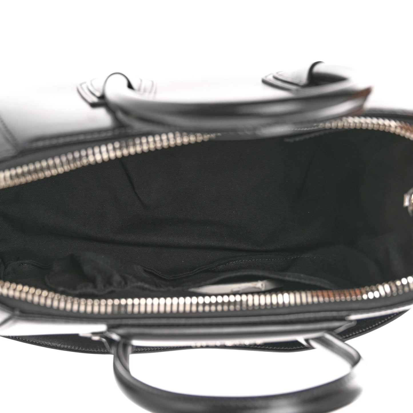 Shiny Lord Calfskin Medium Antigona Black