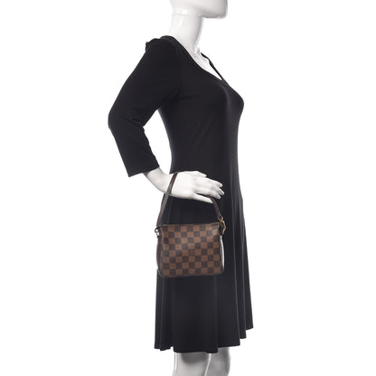 Louis Vuitton Damier Ebene Trousse Make Up Bag Pochette 2 of 9