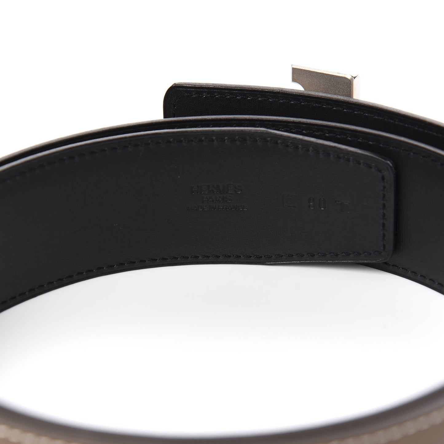 Box Swift 42mm Constance H Belt 90 Etoupe Black