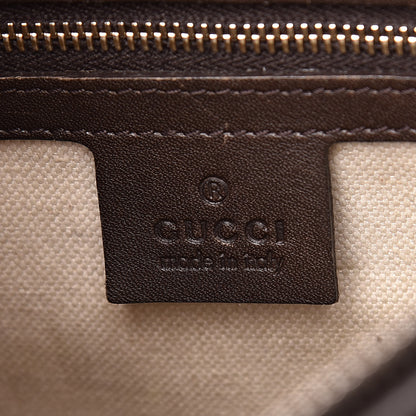 Gucci Monogram Vintage Web Medium Boston Dark Brown 9 of 24