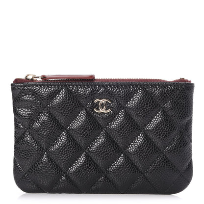 Chanel Caviar Quilted Small Cosmetic Case Black 1 of 8