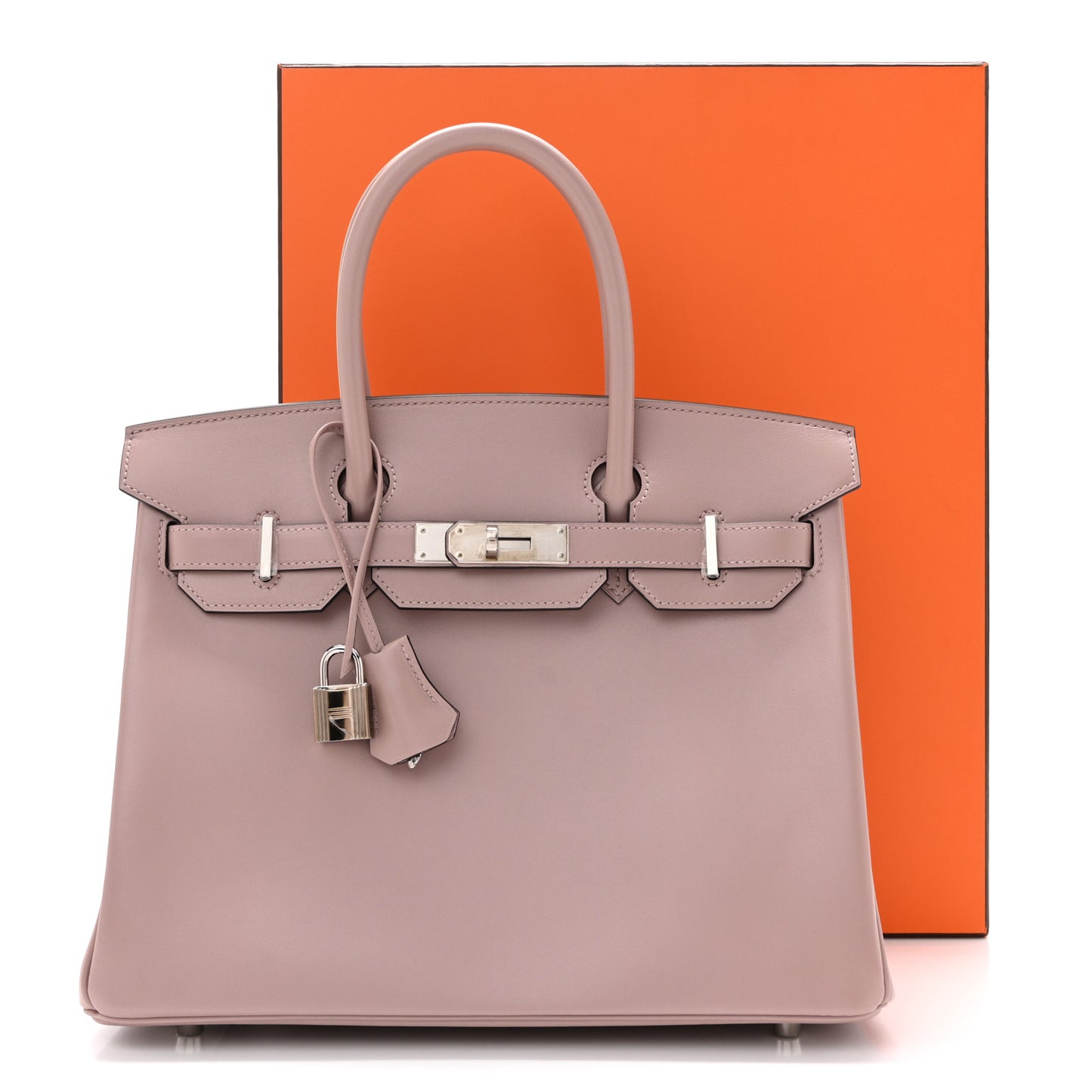 Veau Tadelakt Birkin 30 Glycine