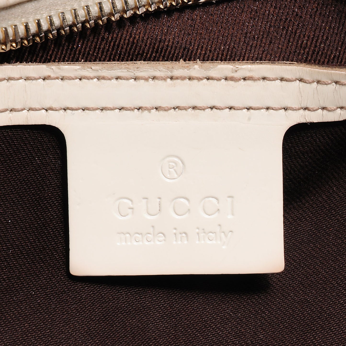 Monogram Coated Canvas Medium Joy Boston Off White