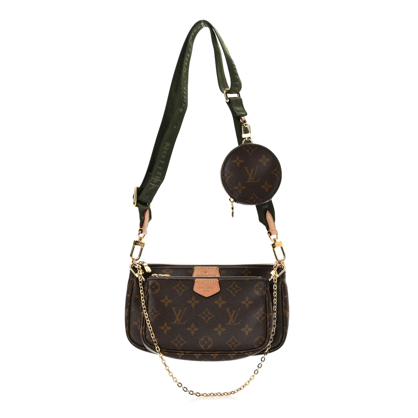 Monogram Multi Pochette Accessories Kaki