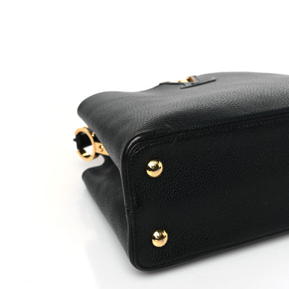 Louis Vuitton Taurillon Capucines PM Black 7 of 8