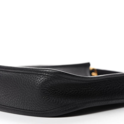 Hermes Taurillon Clemence Evelyne TPM Black 7 of 11