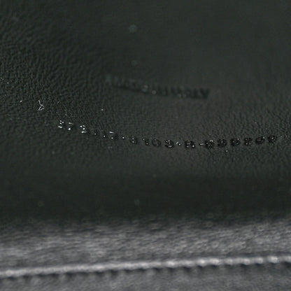 Balenciaga Extra Supple Calfskin Crocodile Embossed Large Editor Bag Silver 8 of 13