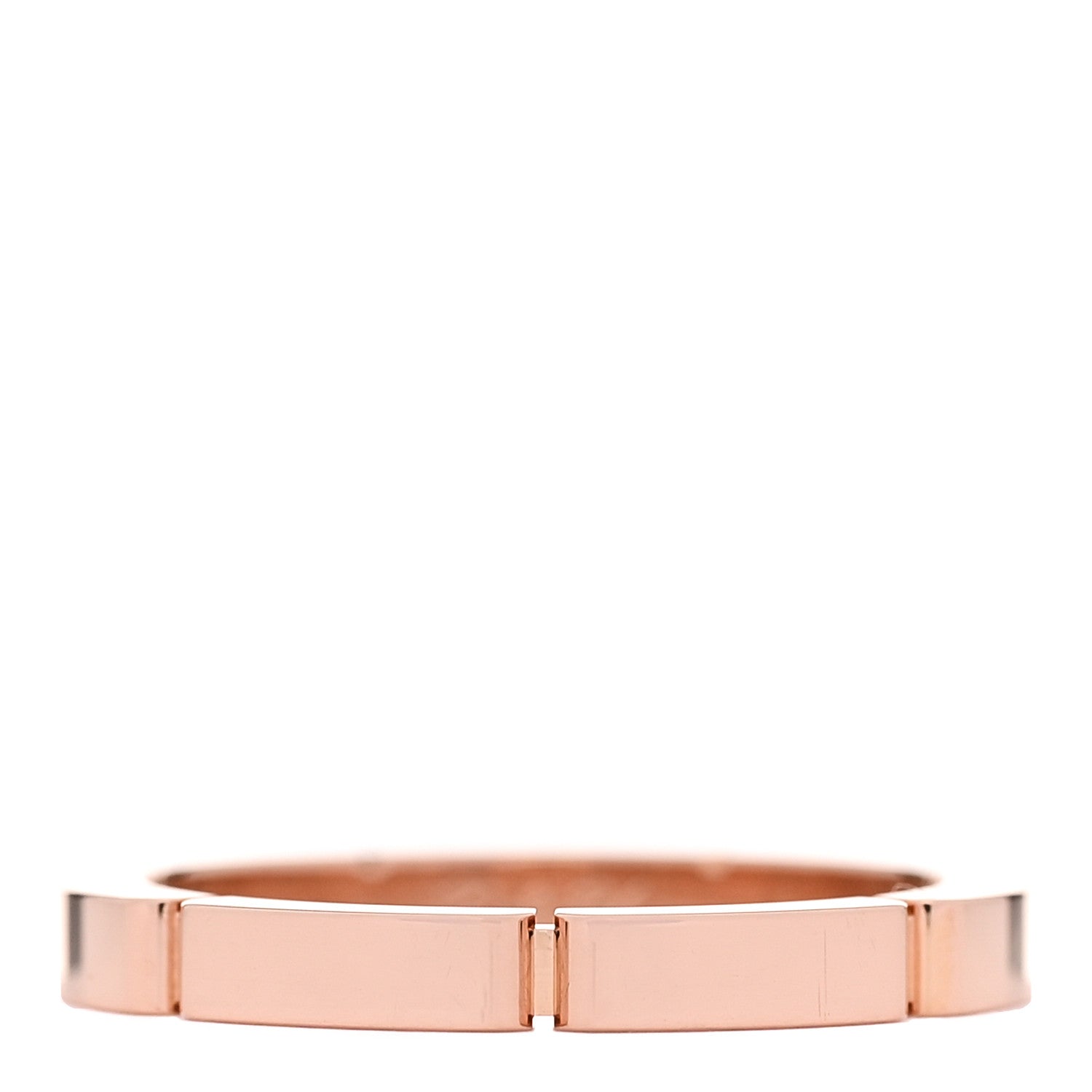 Cartier 18K Pink Gold Diamond Maillon Panthere Wedding Band Ring 53 6.5 3 of 5