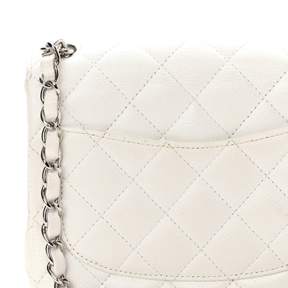 Chanel Caviar Quilted Mini Square Flap White 15 of 17