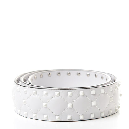 Valentino Garavani Lambskin Free Rockstud Spike Shoulder Strap Optic White 2 of 6